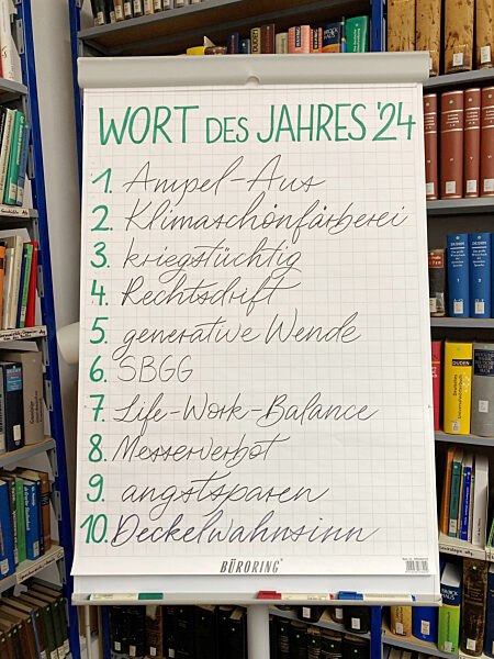 Wort des Jahres 2024 - "Ampel-Aus"