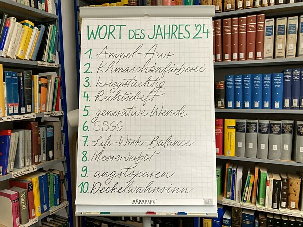 Wort des Jahres 2024 - "Ampel-Aus"