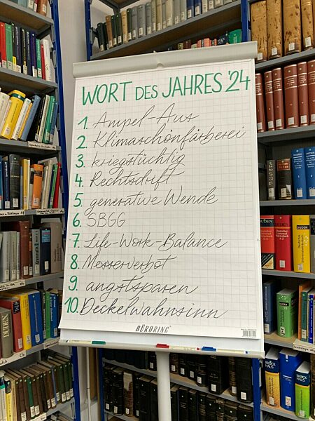 Wort des Jahres 2024 - "Ampel-Aus"