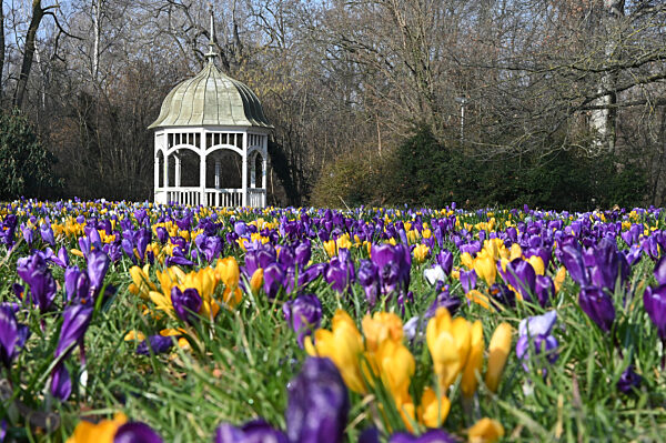 Frühlingshaftes Wetter in Leipzig