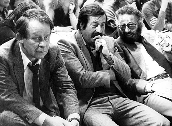 Siegfried Lenz mit Grass und Raddatz