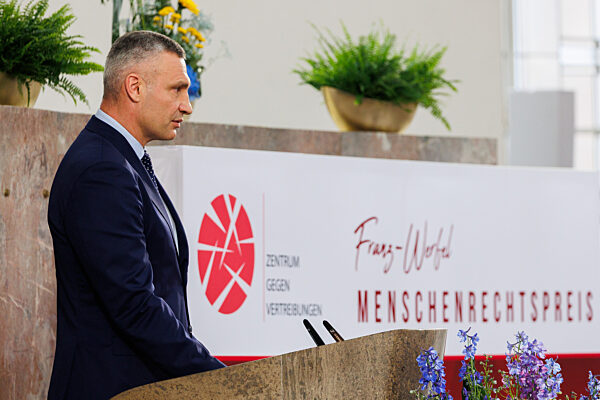 Vitali Klitschko erhält Franz-Werfel-Menschenrechtspreis 2025