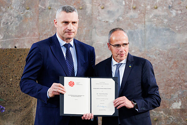 Vitali Klitschko erhält Franz-Werfel-Menschenrechtspreis 2025