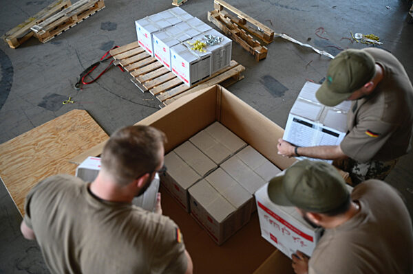 Bundeswehr setzt erneut Hilfsgüter über Gaza ab