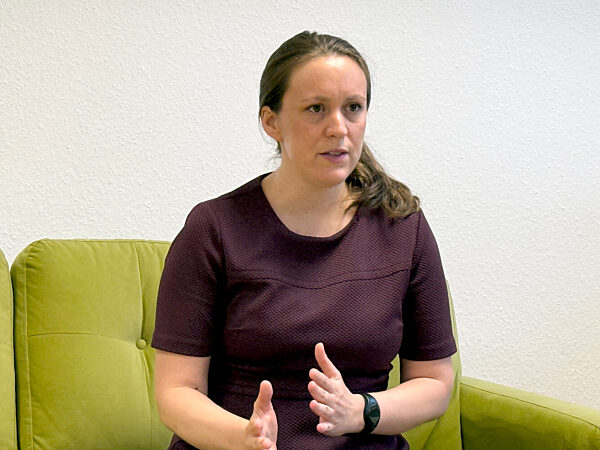 Linken-Landeschefin Rebecca Ruppert