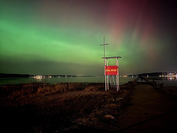 Polarlichter über Schleswig-Holstein