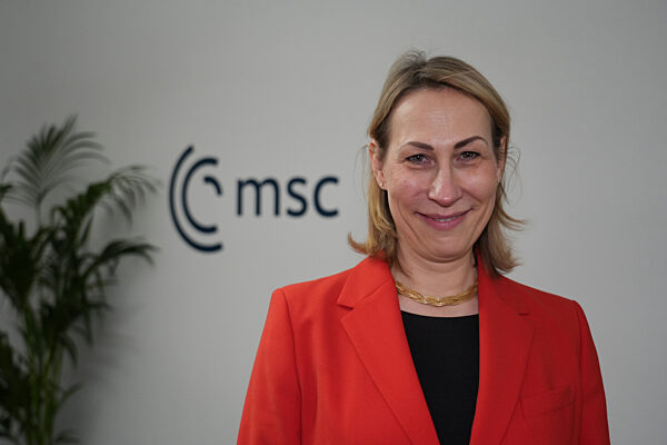 Anna Rathert auf der Sicherheitskonferenz