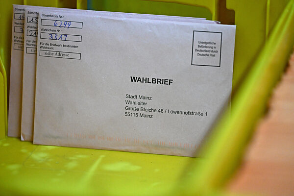 Briefwahl bei der Landtagswahl in Rheinland-Pfalz