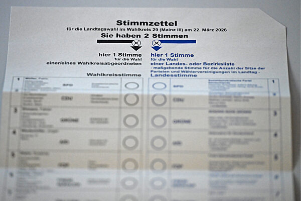 Briefwahl bei der Landtagswahl in Rheinland-Pfalz