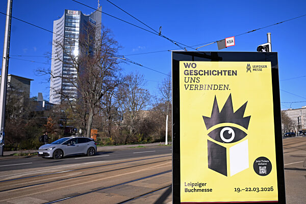 Vorbereitungen auf die Leipziger Buchmesse