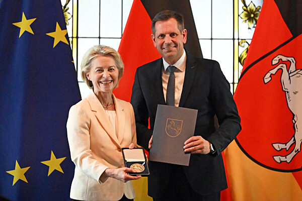 Ursula von der Leyen erhält Niedersächsische Landesmedaille