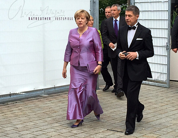 Merkel besucht Festspiele Bayreuth