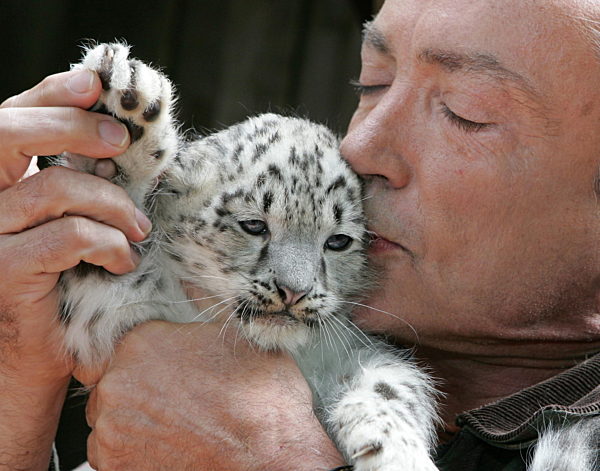 Filmschauspieler Udo Kier (61) schmust am Dienstag (30.05...