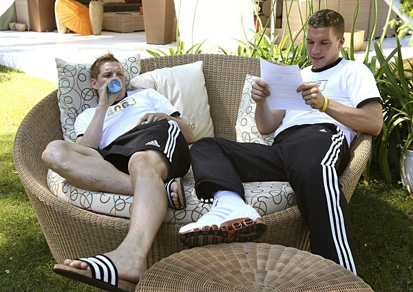 Germany Team at Squad Hotel