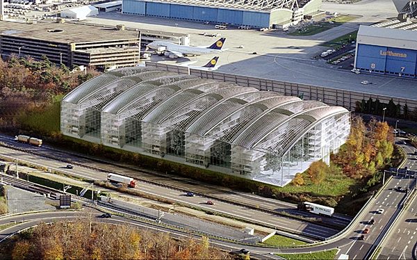 Neues Verwaltungsgebäude der Lufthansa in Frankfurt