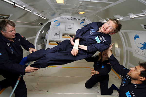 Der gelähmte britische Astrophysiker Stephen Hawking hat am 26.04...