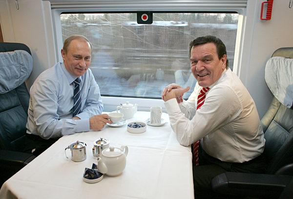 Schroeder Putin im ICE