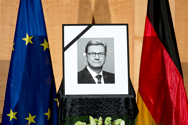 Trauerfeier fuer Guido Westerwelle