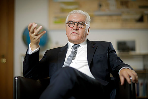 Interview mit Bundespraesident Frank-Walter Steinmeier