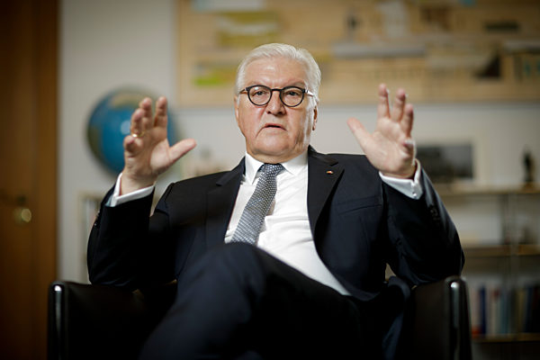 Interview mit Bundespraesident Frank-Walter Steinmeier