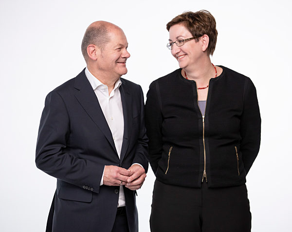 Olaf Scholz und Klara Geywitz
