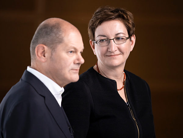 Olaf Scholz und Klara Geywitz
