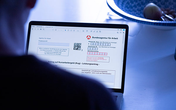 Kurzarbeitergeld der Bundesagentur fuer Arbeit