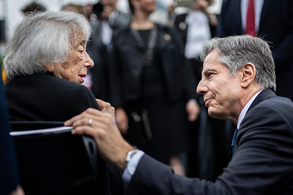 US-Aussenminister Blinken besucht Holocaust-Mahnmal