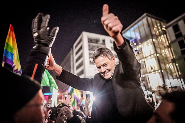 Das sogenannte Quadrell der Spitzenkandidaten zur Bundestagswahl auf RTL...