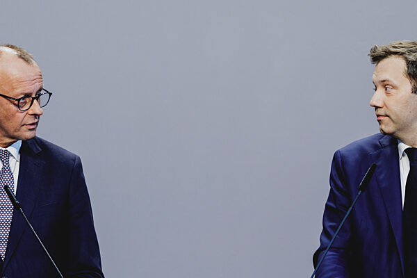 Pressekonferenz nach Einigung bei Koalitionsverhandlungen