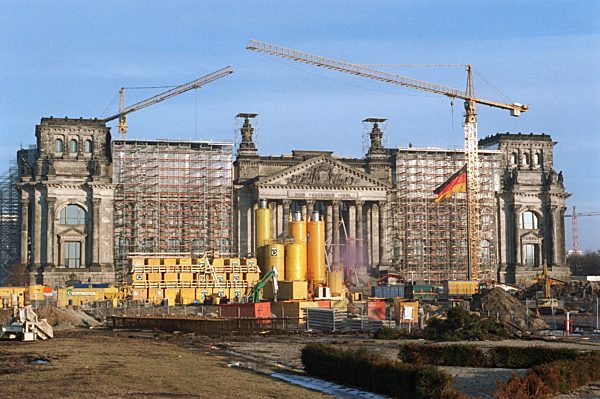 Reichstag Berlin (Archivfoto und Text 1996)
