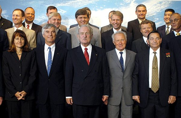 Raumfahrt-Jubiläum Gruppenbild