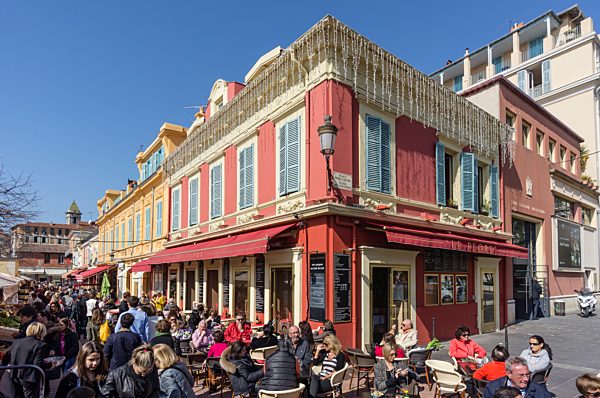 Cours de Saleya, Nice, France, Europe