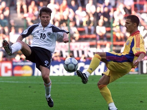 Fußball-EM 2000: Deutschland - Rumänien 1:1