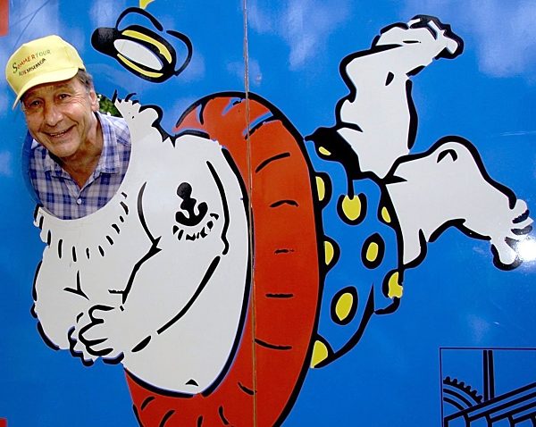 Ministerpräsident Clement "in" der Fotowand