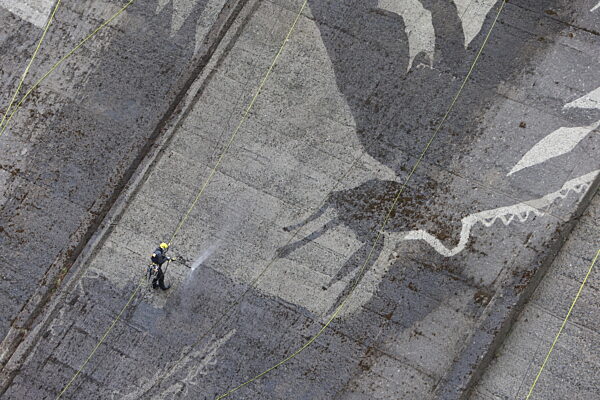 Graffiti an der Rappbodetalsperre