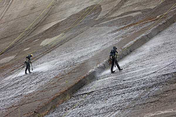 Graffiti an der Rappbodetalsperre