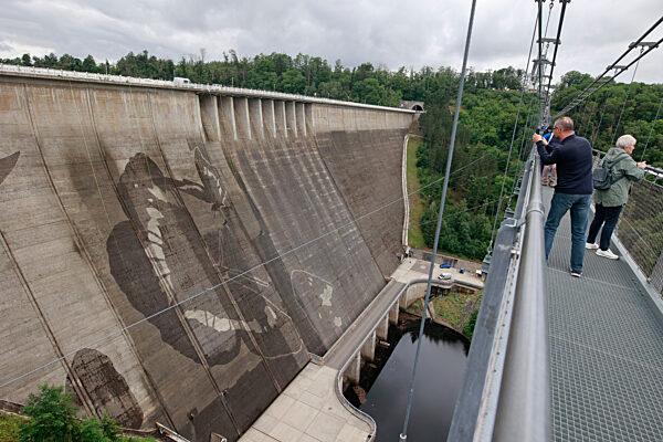 Graffiti an der Rappbodetalsperre