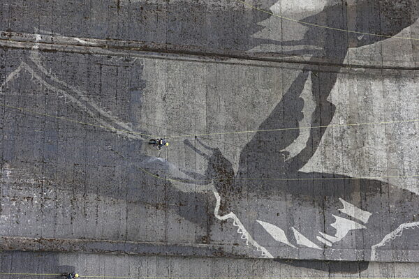 Graffiti an der Rappbodetalsperre