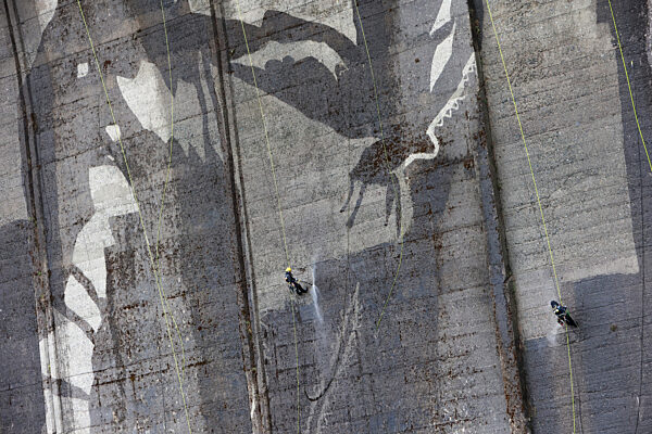 Graffiti an der Rappbodetalsperre