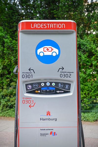 Ladestation Elektroauto Hamburg Deutschland