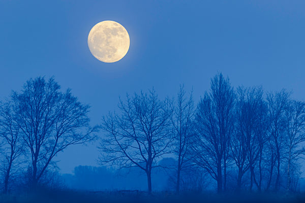 Mondaufgang, Duemmer See, Vollmond,