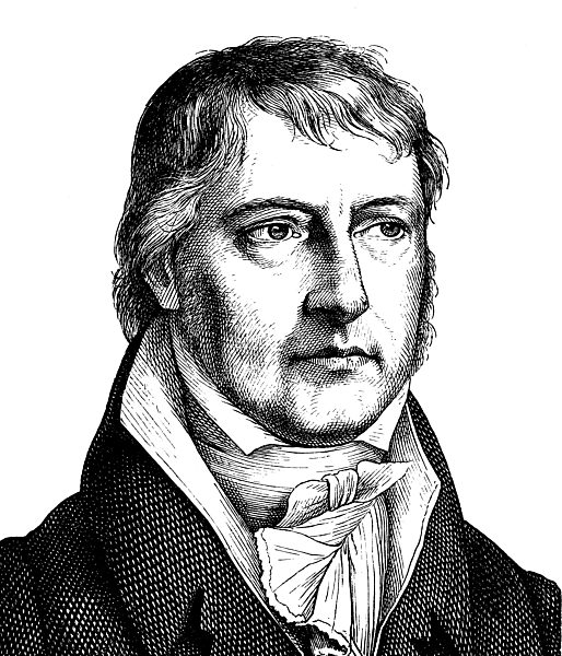 Historisches Dokument der Zeitgeschichte, Georg Wilhelm Friedrich Hegel, 1770-1831, deutscher Philosoph