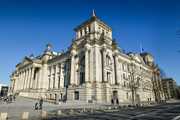 Reichstag Tiergarten Berlin Deutschland