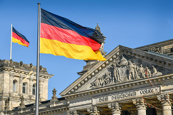 Reichstag Tiergarten Berlin Deutschland