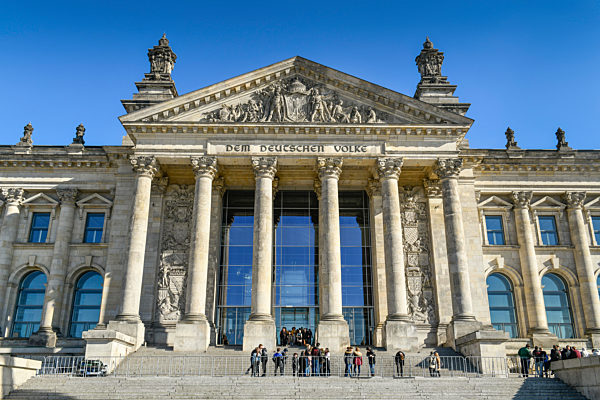Reichstag Tiergarten Berlin Deutschland