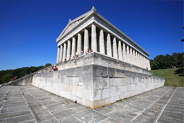 Gedenkstätte Walhalla in Donaustauf, Oberpfalz, Bayern, Deutschland