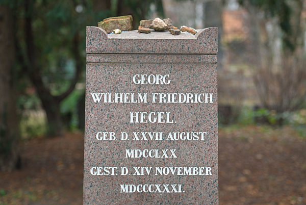Grab Georg Wilhelm Friedrich Hegel, Dorotheenstädtischer Friedhof, Chausseestraße, Mitte, Berlin, Deutschland