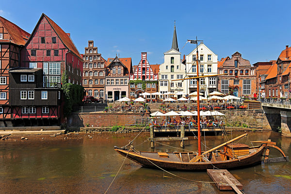 Der historische Stintmarkt in Lüneburg