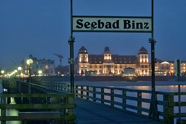 Seebruecke Binz Ruegen Mecklenburg-Vorpommern Deutschland